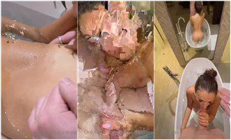 Gracewearslace Nude POV Bathtub Blowjob Video Leaked