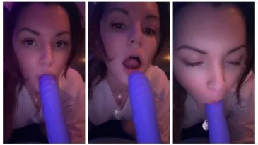 Blue Dildo Lick And Suck Porn Video 