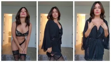 Anility Leaked Black Robe Strip Tease Video #7#